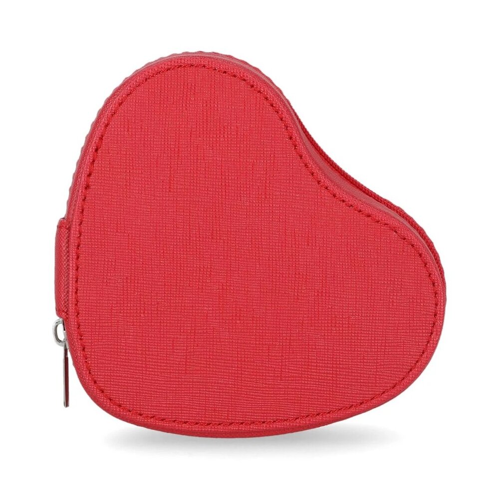 Stella & Max Women’s Heart Shaped Compact Jewelry Box Red NWT